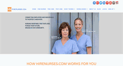 Desktop Screenshot of hirenurses.com