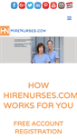 Mobile Screenshot of hirenurses.com